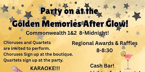 Region 19 Convention Afterglow and Regional Party