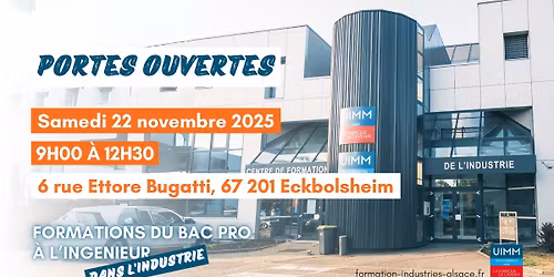 Portes Ouvertes \u2013 Eckbolsheim \u2013 22 novembre 2025