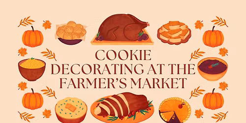 Cookie Decorating at the Enterprise Farmer's Market