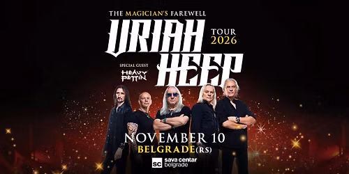 URIAH HEEP - 10.11 - BELGRADE, SAVA CENTAR