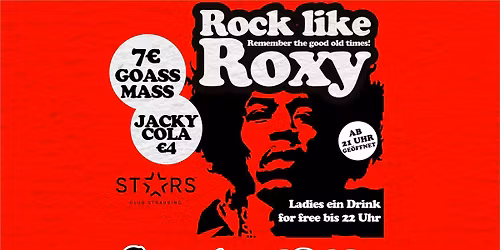ROCK LIKE ROXY | Sa. 28.3. | STARS Straubing
