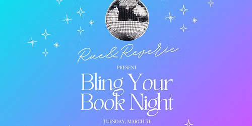 Bling Your Book Night Workshop