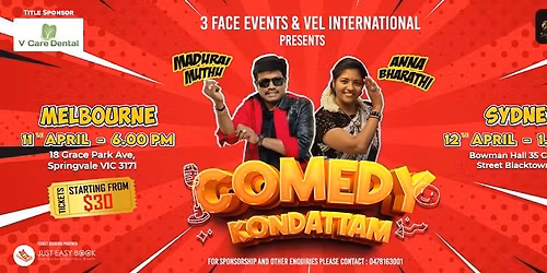 COMEDY KONDATTAM - Live In Melbourne