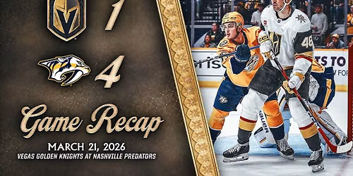 Nashville Predators vs. Vegas Golden Knights