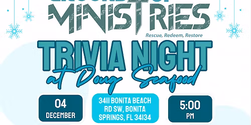 Ground Up Ministries Trivia Night at Doug's Seafood