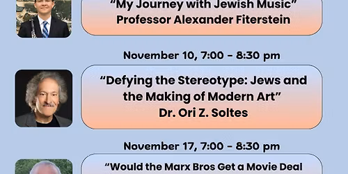 Celebrating Jews in the Arts Lecture Series