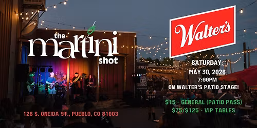 The Martini Shot at Walter's Brewery & Taproom