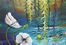 Blue Lagoon - A Step-By-Step Canvas Painting Experience!