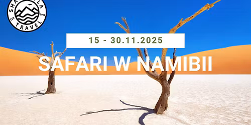 Safari w Namibii 15.11 - 30.11.2025