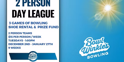2 Person Day Bowling League