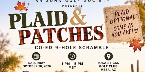 October CO-ED Golf SCRAMBLE 