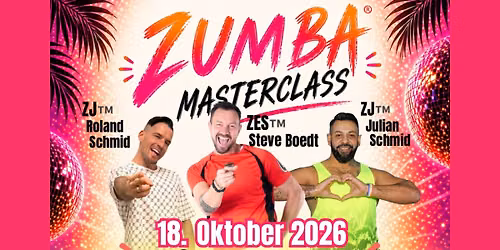 Zumba\u00ae\ufe0fMasterclass mit Steve Boedt & Friends