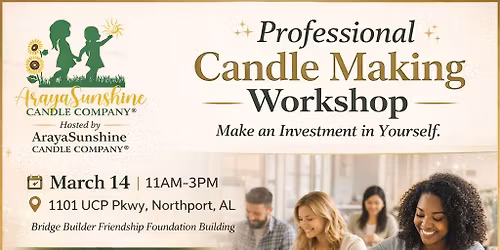 Professional Candle Making Workshop
