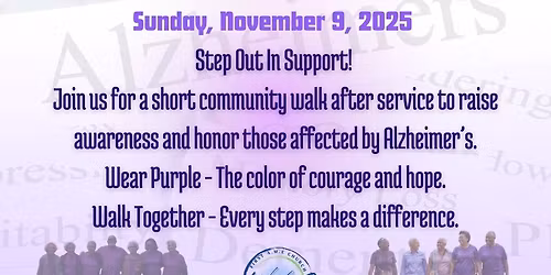 Alzheimer\u2019s Awareness Walk