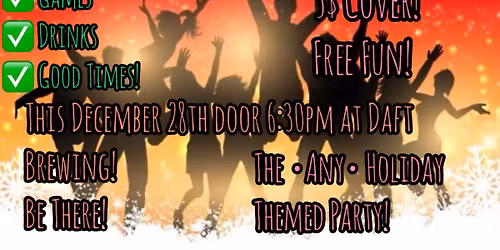 The Absolutely Best Improv\/Party Games Event of December!