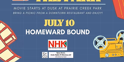 Movies in the Park featuring "Homeward Bound" @ Prairie Creek Park