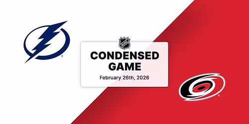 Tampa Bay Lightning vs. Carolina Hurricanes