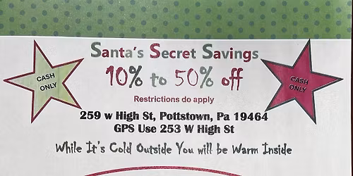 SANTA SECRET SAVINGS 10% -50% OFF