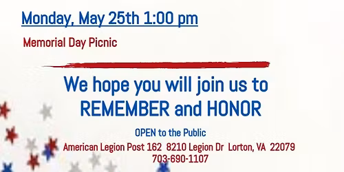Memorial Day Weekend 