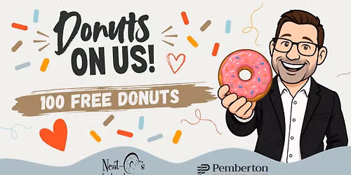 100 Free Donuts at Neat-O\u2019s Bake Shoppe