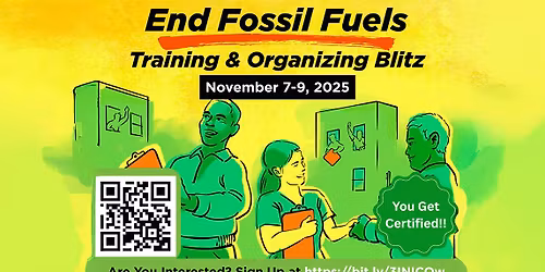 End Fossil Fuels Training + Organizing Blitz