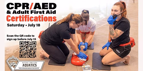 CPR\/AED & Adult First Aid Certifications