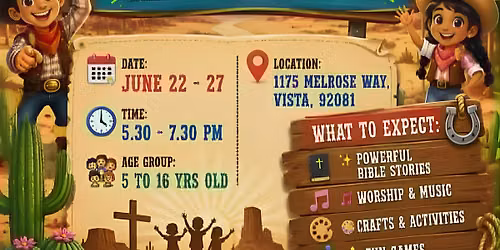 VBS 2026: Cactusville - 'Where Kids are Called by God'