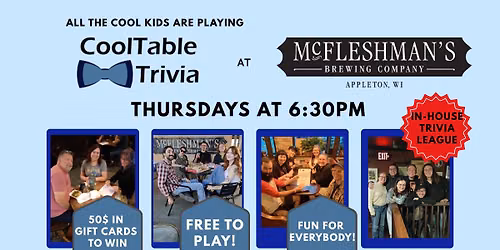 Live trivia game at McFleshman's