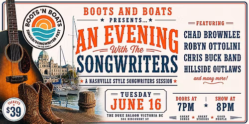 Boots & Boats On The Road - At The Duke Saloon Victoria