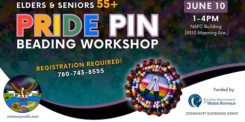 Pride Pin Beading Workshop (55+)
