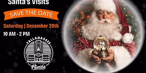 Meet Santa at Tallahassee Harley-Davidson