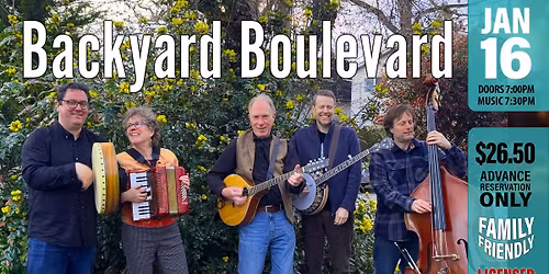 Backyard Boulevard: Jan 16th