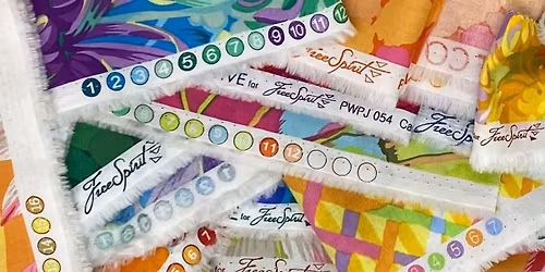 Sew your own Colorful Selvedge Edge Pouches!  Make and Take\/Drop in