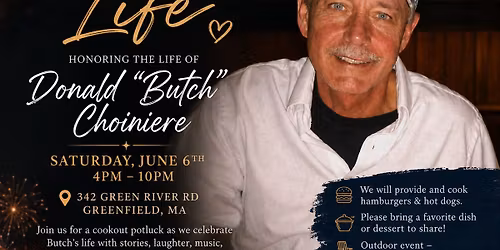 Celebration Of Life for Butch Choiniere