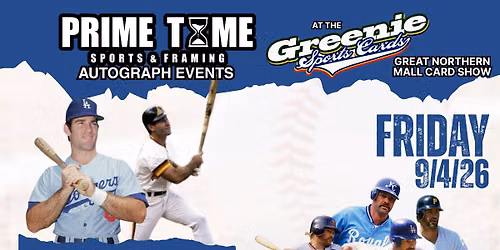 Kirk Gibson Autograph Signing Event at the Greenies Sports Cards Show