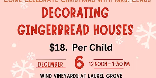 Mrs. Claus - Decorating Gingerbread Houses