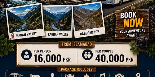 3 Days Tour To Kaghan Naran & BabuSur Top
