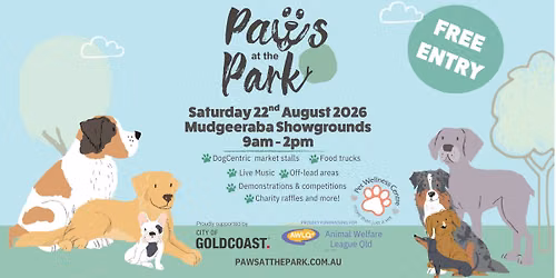 Paws at the Park - August 2026