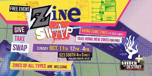 ZINE SWAP at STITCH AND DESTROY