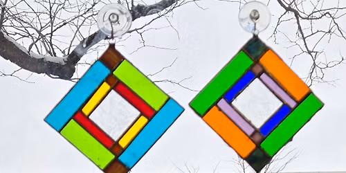 Stained Glass Quilt Square @ Great Sacandaga Brewing Co