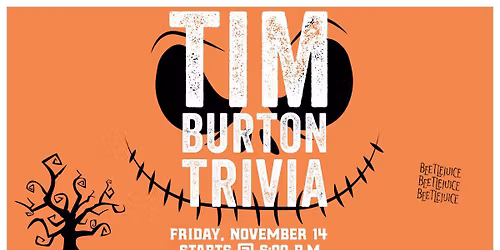 Tim Burton Theme Trivia Night