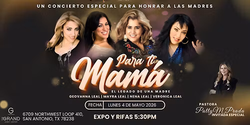 PARA TI MAM\u00c1! El legado de una madre