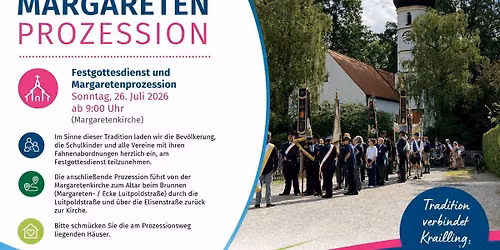Gottesdienst und Margaretenprozession