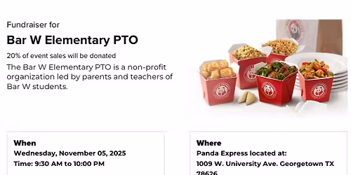 Panda Express Spirit Night 