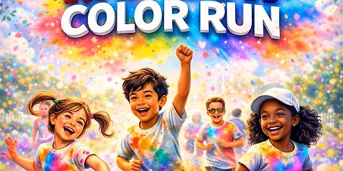 Rainbow Color Run with Mr. & Mrs. Granado