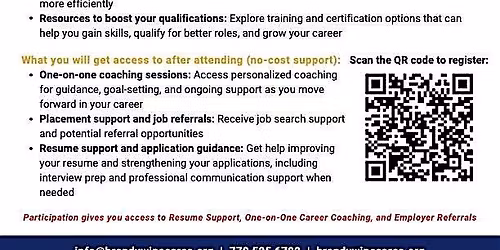 Brandywine Cares FREE Career Growth & Opportunity Workshop @ City of Refuge