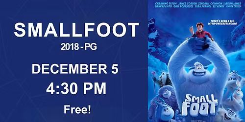 Family Movie Night: Smallfoot (Free!)