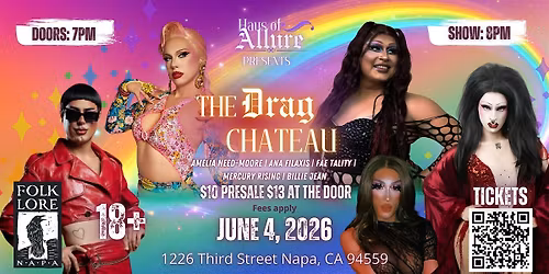 The Drag Chateau @ Folklore: Napa Pride Pop Up!