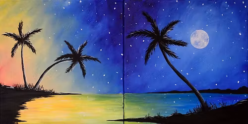 Toledo Date Night Paint and Sip Party - Love by the Moon