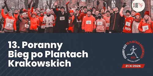 XIII Poranny Bieg po Plantach Krakowskich!